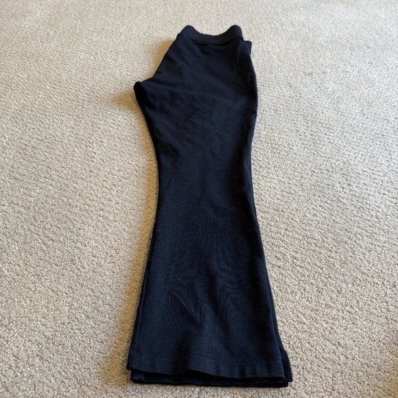 American Giant No-BS Pants Ponte Kick Flare Stretch Pull On Black Size 8 #136653 - Picture 4 of 14